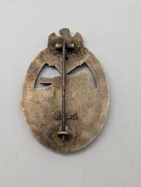 R.S. & S. Panserkampmærke i Sølv, originalt ? 