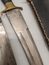 Collection of Vintage Fixed Blade Knives and Kukri with Sheaths