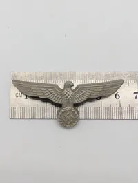 Tysk Wehrmacht Heeres-kasketørn i metal