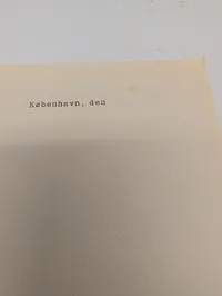 Holger Danske Modstandsgruppe Brevpapir og Kuvert