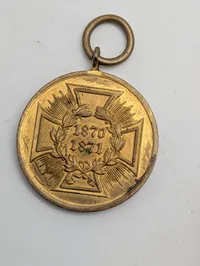 Tysk krigsmindemedalje 1870-1871 og Preussisk veteranemblem