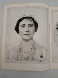Officielt Souvenirprogram for Kong George VI og Dronning Elizabeths Kroning