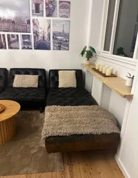 4 stk modul-stole/sofa fra Innovation Living i modellen “Oldschool” (design af Per Weiss).SKAL HENTES I NYBORG 