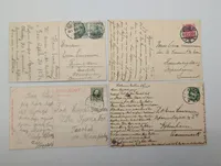 Set of Four Early 20th Century European Postcards