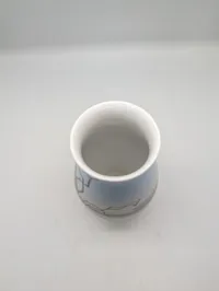 Bing & Grøndahl porcelænsvase med landskabsmotiv