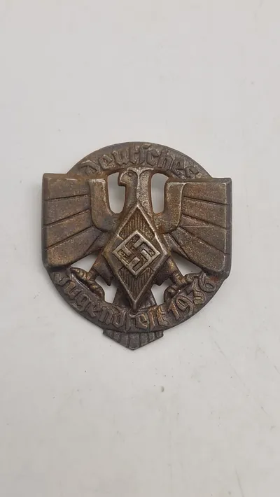 Tysk Hitler Jugend badge, originalt 