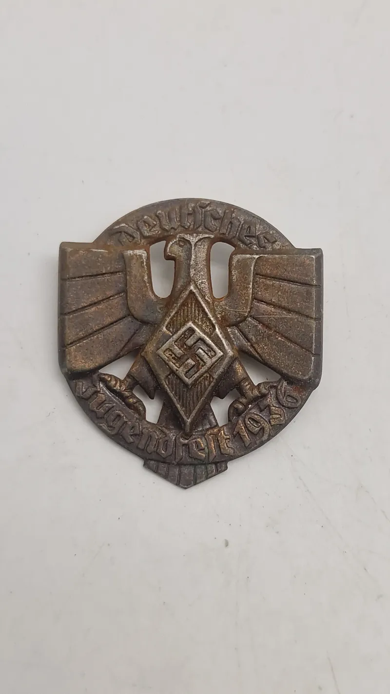 Tysk Hitler Jugend badge, originalt 