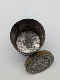 Vintage Danish Østerlandsmissionen Tin Charity Collection Bank