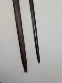 Belgisk WW1 bajonet med frø 