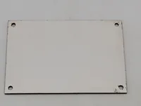 Vintage skilt med Nødbremse-instruktioner på fire sprog DSB