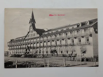 Vintage Postcard of Marienlyst Kurhus, Helsingør, Denmark