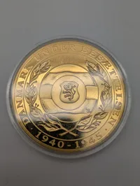 Den Danske Brigade Forgyldt Mindemedalje