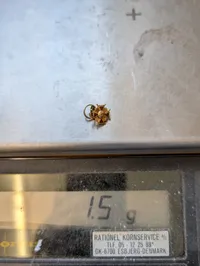 Fransk Æreslegionen (Légion d'honneur) miniatureorden i guld og emalje 14 karat Guld