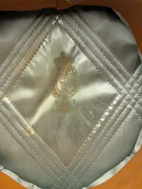 Dansk Flyvevåben Officerskasket med Broderet Emblem