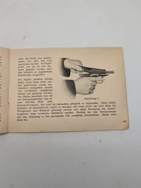 WW2  Walther Polizei-Pistolen Modeller PP og PPK Instruktionsmanual