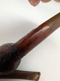 Samling af tre vintage tobakspiber, herunder Savoy og Black Prince