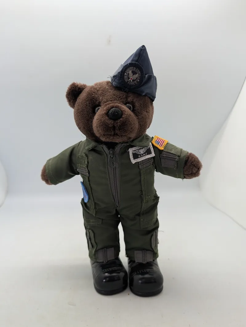 U.S. Air Force Pilot Bamse i Flyverdragt