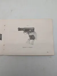 Mauser Pistolet Automatique Instruktionsmanual WW2