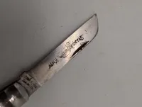 Svane Vintage Folding Pocket Knife with Bone Handle and Bail CF