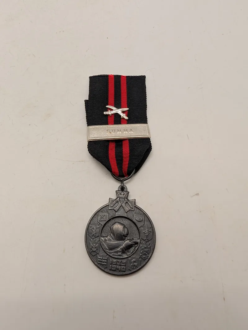 Finsk Vinterkrigs Mindemedalje 1939-1940 med 'Summa' Spænde