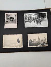 Tysk fotoalbum med portrætter af soldater fra 2. verdenskrig