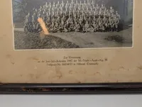 Indrammet gruppefoto af tyske rekrutter i Hillerød, 1942