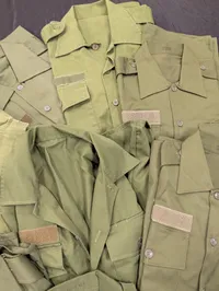 Militærgrøn uniformsskjorte Danske model 84 