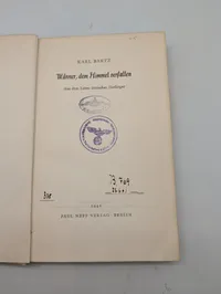 Karl Bartz, Männer, dem Himmel verfallen, Paul Neff Verlag, 1941