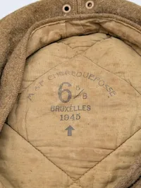 M. & P. Cherequefosse 1945 Belgisk General Service Baret, brugt i Dk efter 45 