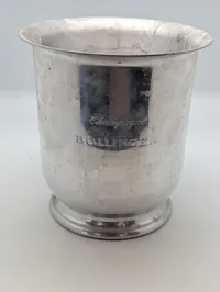 Bollinger Champagne Køler i Sølvplet