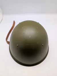 Sovjetisk SSh-68 Stålhjelm med Indvendig Stempling