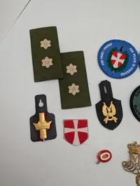 Samling af danske militære distinktioner og enhedsmærker