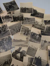 Samling af originale Tysk  sort-hvide fotografier fra 2. verdenskrig