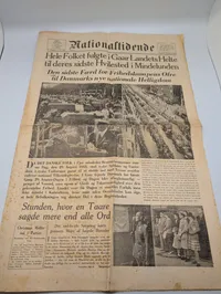 Nationaltidende Avis, 30. August 1945 - Mindelunden Udgave