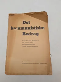 Det kommunistiske Bedrag - Politisk pjece fra Hovedorganisationerne