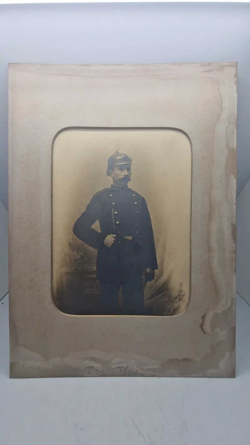 Foto af Politimand fra 18 tallets Maribo 