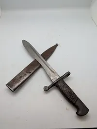 Spansk Model 1893 Mauser Bajonet med Skede - Artilleria Fabrica de Toledo