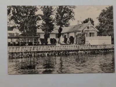 Vintage Skodsborg Badesanatorium Postcard