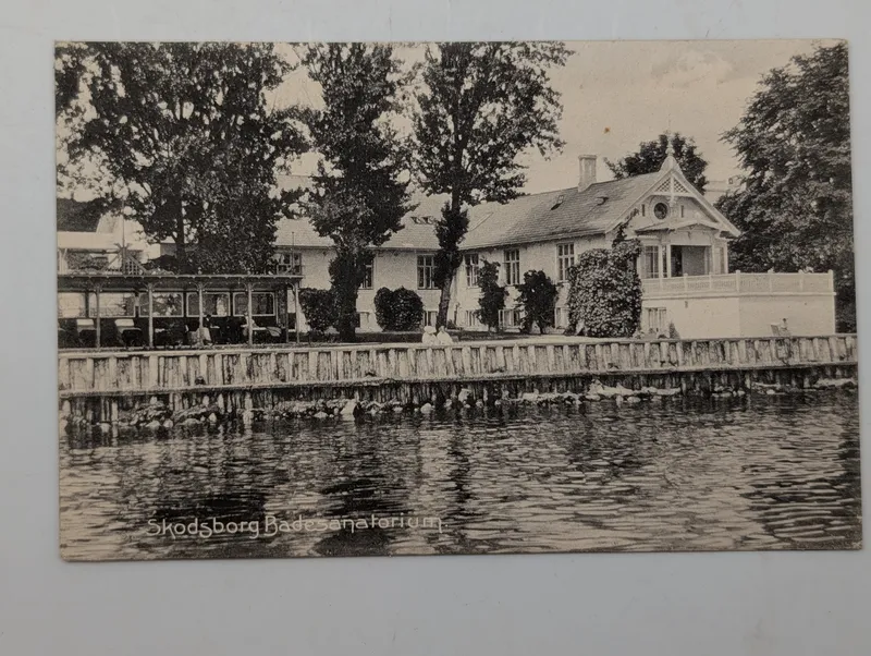 Vintage Skodsborg Badesanatorium Postcard