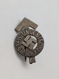 Tysk Hitlerjugend HJ-Leistungsabzeichen i sølv, M1/34 Karl Wurster