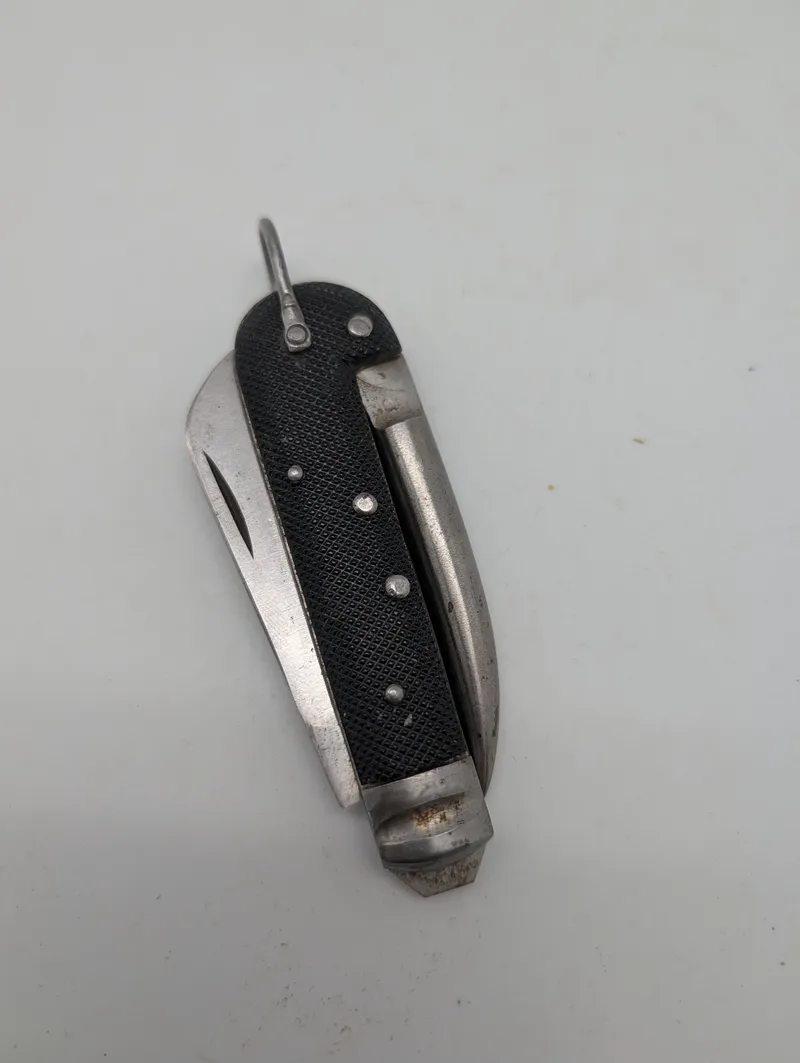 Vintage British Military Pattern Clasp Knife with Marlin Spike