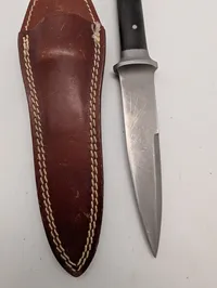 Boker Military Boot Knife No. 4151 with Leather Sheath