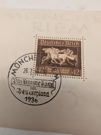 Tysk Deutsches Reich frimærke, Das Braune Band von Deutschland 1936