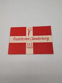 Fredsfesten i Sønderborg 1945, Programkort