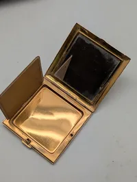 Vintage Mixed Collectibles Lot with Jewelry Box, Compact, and Souvenir Box