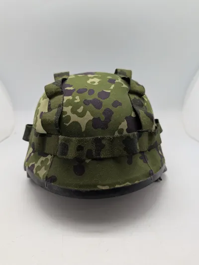 CGF Gallet Military Ballistic Helmet with Danish M84  Camouflage Cover