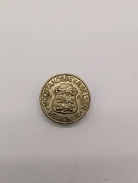 Danish WWII Resistance Movement Region II Brass Lapel Pin