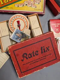 Vintage Scandinavian Board Game and Card Collection including Alga Finans