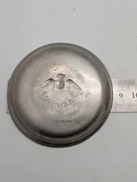 Dansk Sølvplet Bakke med Marine flyver Emblem, Julen 1939