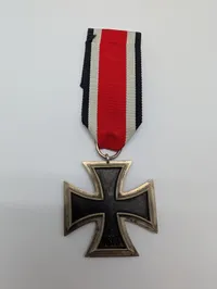 Tysk Jernkors af 2. klasse (EK2) fra 1939 med originalt bånd